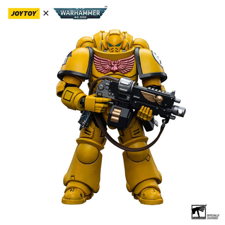 Warhammer 40k Imperial Fists Intercessors 1/18 Action Figure, 12 cm - Joy Toy