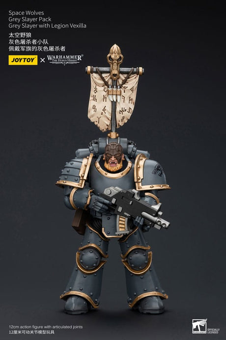 Warhammer Horus Heresy: Space Wolves Grey Slayer Action Figure - Joy Toy