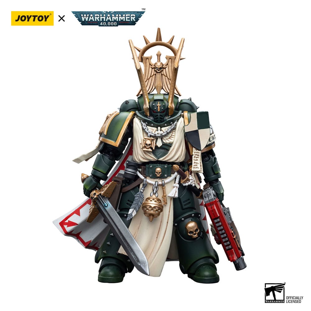 Warhammer 40k: Dark Angels Lazarus Action Figure, 1/18 Scale, Joy Toy