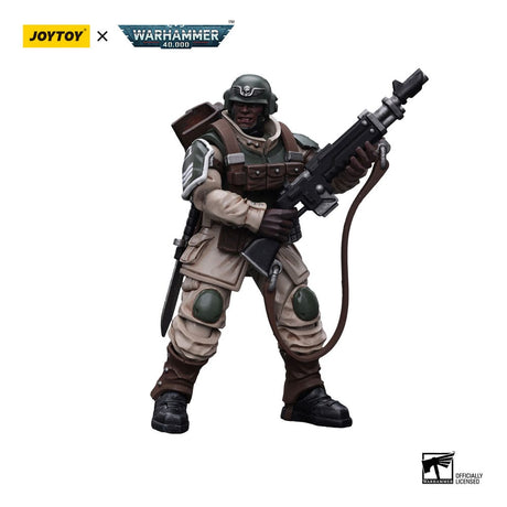 Warhammer 40K - Astra Militarum Command Squad Veteran Standard Bearer Action Figure (12cm)