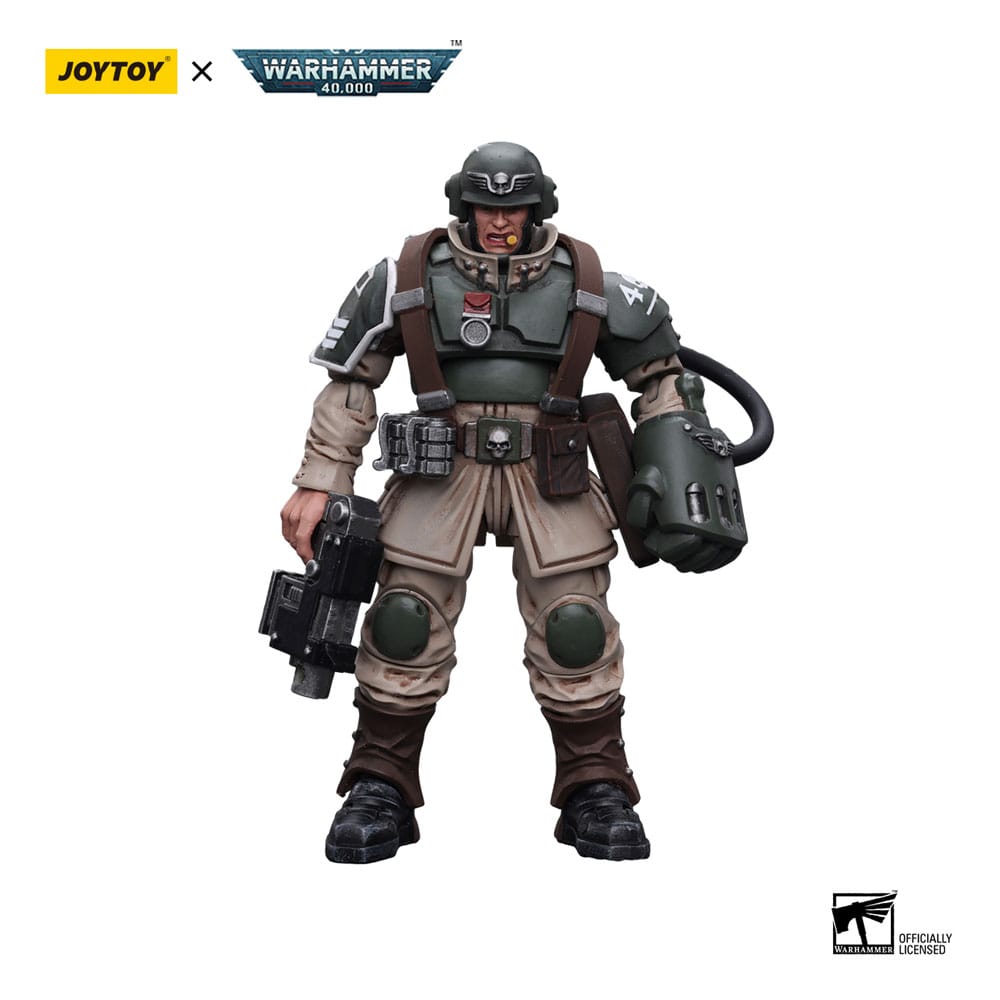 Warhammer 40K Cadian Sergeant 1/18 Action Figure, Joy Toy, 12cm