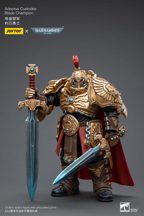 Warhammer 40k Adeptus Custodes Blade Champion Action Figure 12cm by Joy Toy