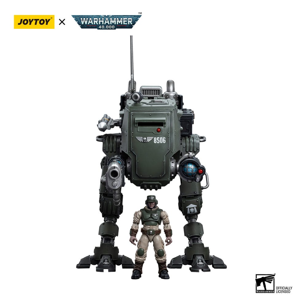 Warhammer 40K Astra Militarum Cadian Armoured Sentinel 12cm Action Figure - Joy Toy