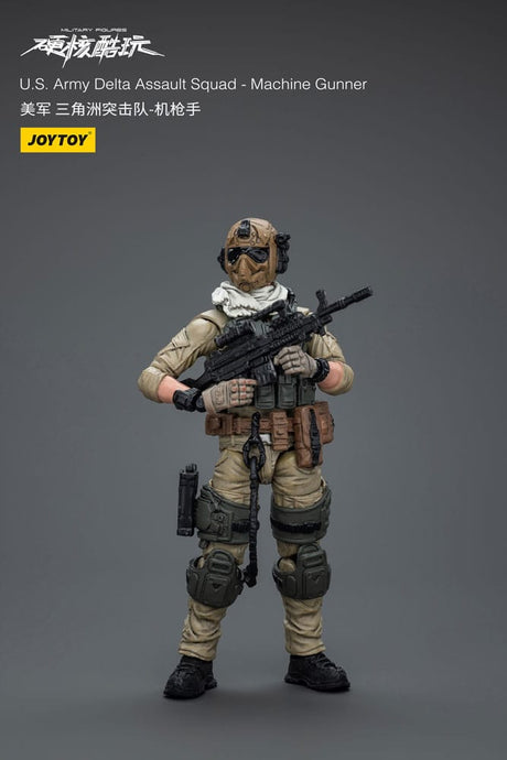 Hardcore Coldplay 1/18 Scale Action Figure: U.S. Army Delta Assault Machine Gunner