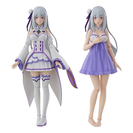 Re:Zero Emilia DX Ver. Plastic Model Kit - 16 cm