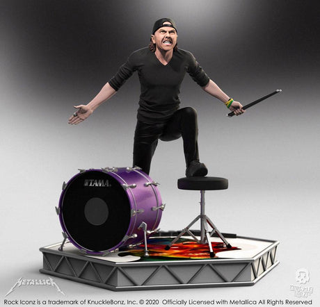 Lars Ulrich Rock Iconz Limited Edition Statue - Metallica 22cm
