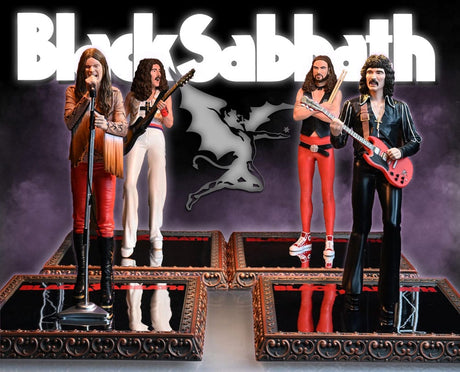 Black Sabbath 4-pack 'Sabotage' Era Rock Iconz Statues | Limited-Edition