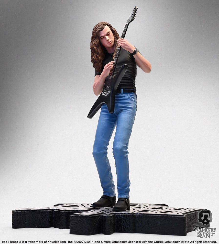 Death Rock Iconz Chuck Schuldiner Statue - Limited Edition