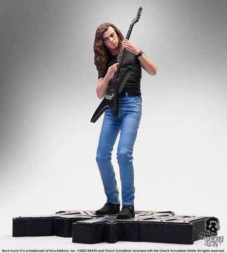 Death Rock Iconz Chuck Schuldiner Statue - Limited Edition
