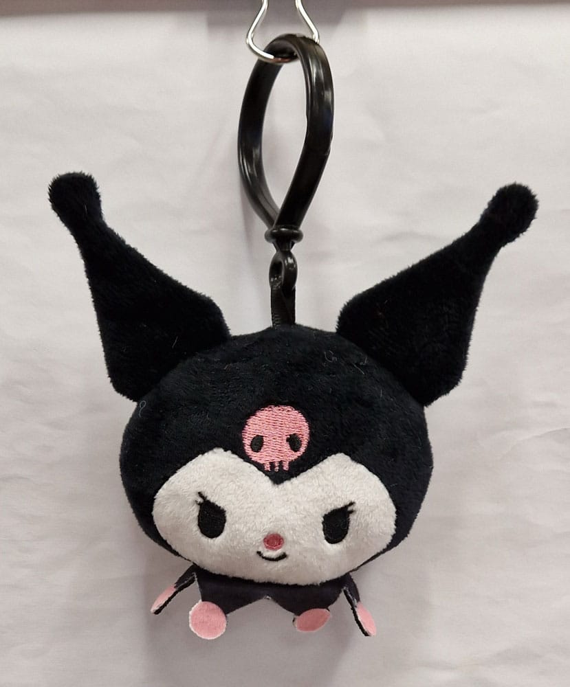 Sanrio Kuromi Plush Keychain, 12 cm