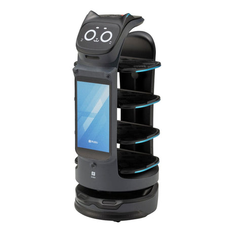 Pudu Robotics BellaBot Pro Black Edition Plastic Model Kit - 11cm