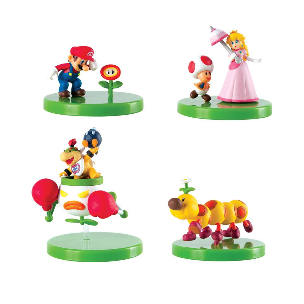Super Mario Buildable Figures Mystery Pack 6 cm (Display of 12)