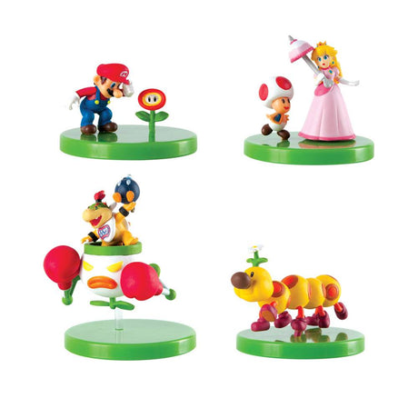 Super Mario Buildable Figures Mystery Pack 6 cm (Display of 12)