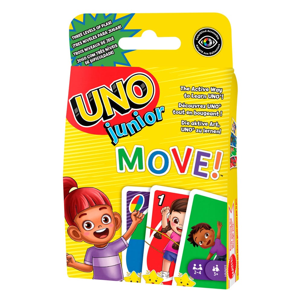 UNO Junior Move! Official Mattel Card Game