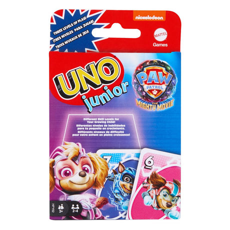 PAW Patrol: The Mighty Movie Card Game UNO Junior by Mattel