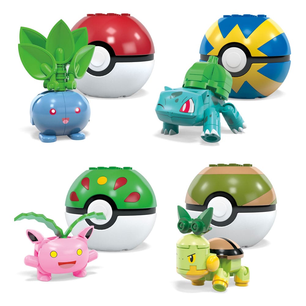 Pokémon MEGA Grass-Type Trainer Team Construction Set