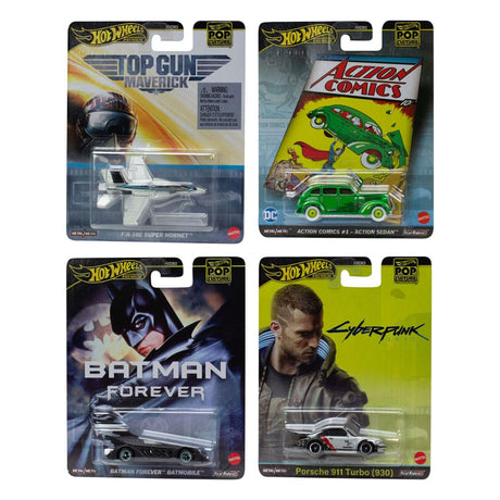 Hot Wheels Premium Pop Culture Diecast Vehicles Assortment (Set of 10)