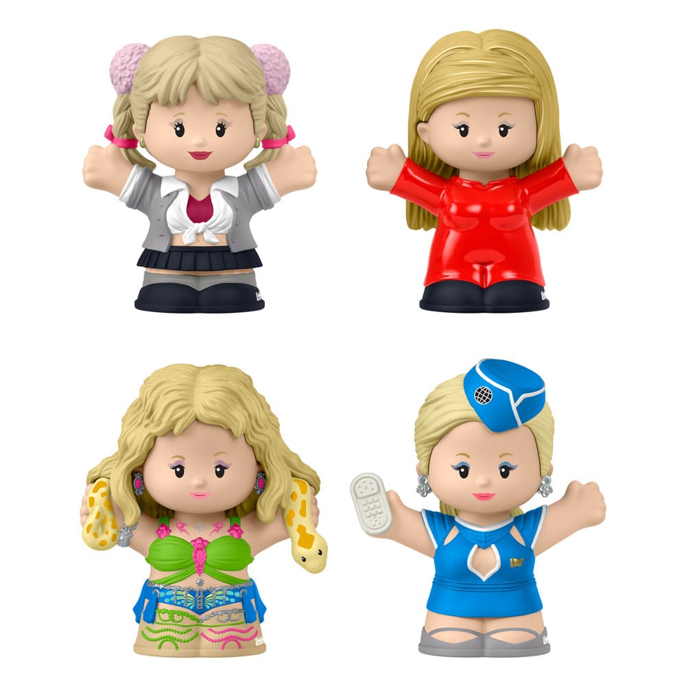 Fisher-Price Britney Spears Little People Collectors Mini Figures 4-Pack