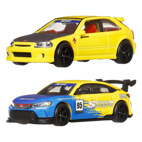 Hot Wheels Premium Car Culture Honda Civic Diecast 2-Pack
