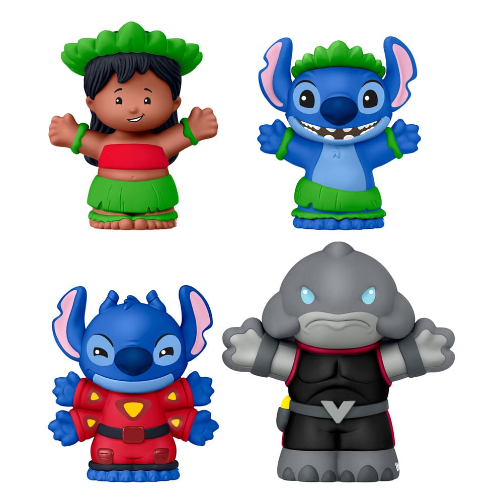 Lilo & Stitch Fisher-Price Little People Collector Mini Figures 4-Pack