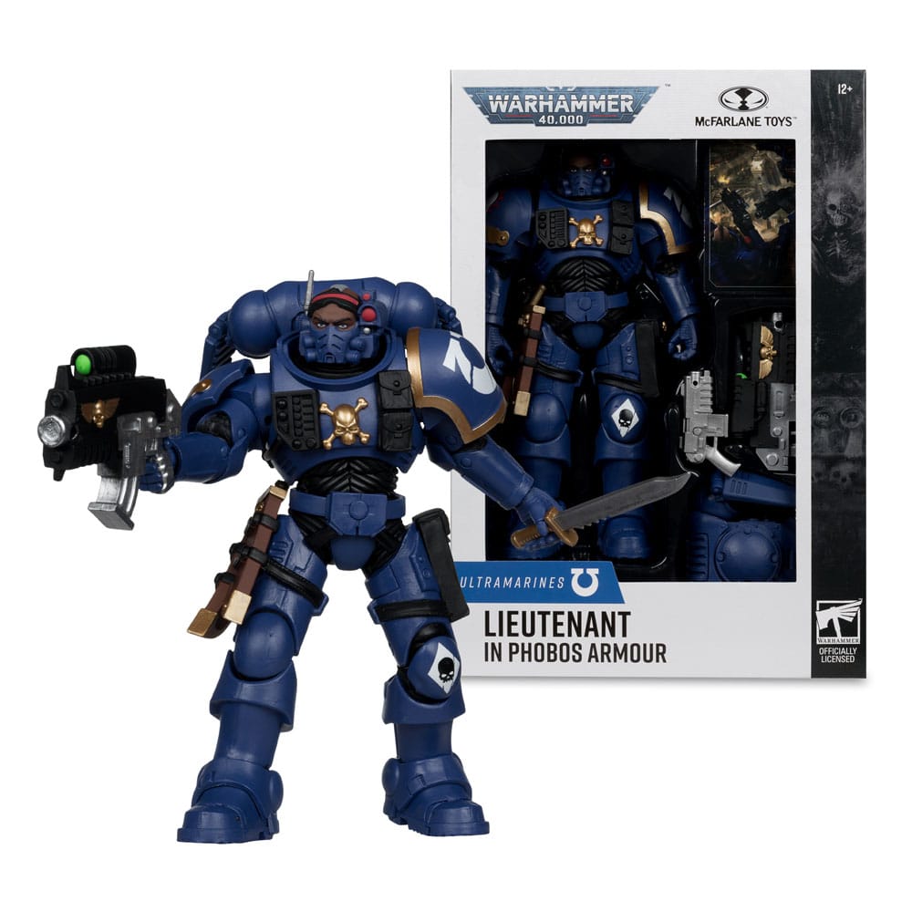 Warhammer 40,000 Lieutenant in Phobos Armor (Ultramarines) 18cm McFarlane Toys Action Figure