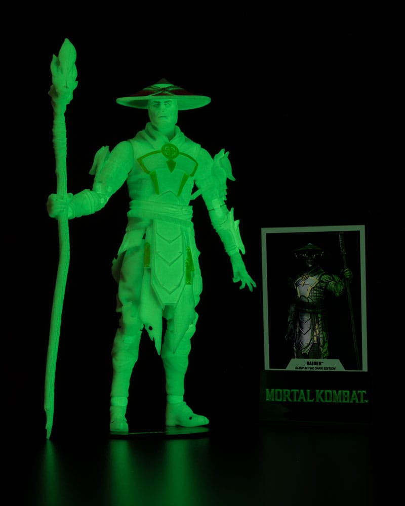 Mortal Kombat Raiden Glow in the Dark (Gold Label) McFarlane Toys 18cm Action Figure