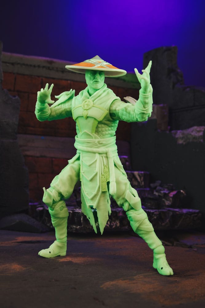 Mortal Kombat Raiden Glow in the Dark (Gold Label) McFarlane Toys 18cm Action Figure