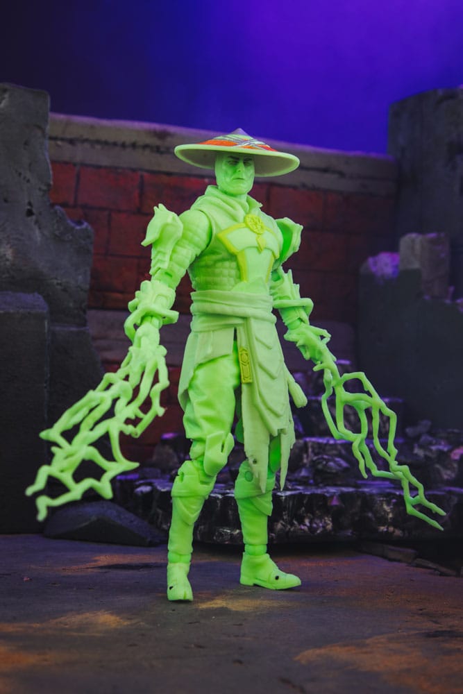 Mortal Kombat Raiden Glow in the Dark (Gold Label) McFarlane Toys 18cm Action Figure