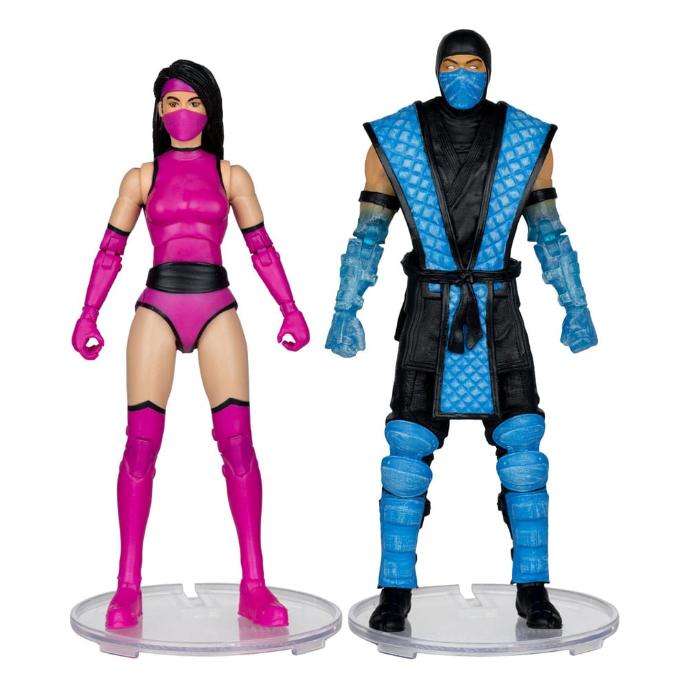 Mortal Kombat Sub-Zero vs. Mileena Action Figure 2-Pack (Klassiks)