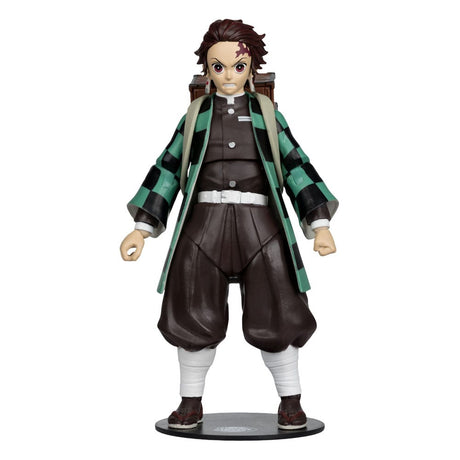Demon Slayer Season 3: Tanjiro Kamado Action Figure with Nezuko Box - 18 cm