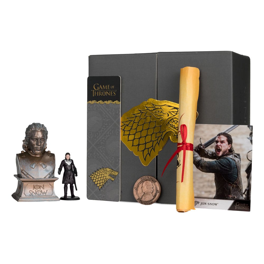 Jon Snow Collector Set by McFarlane Toys - Game of Thrones Edition