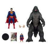 DC Multiverse Justice League x Monsterverse Superman vs Godzilla 30cm Action Figure 2-Pack
