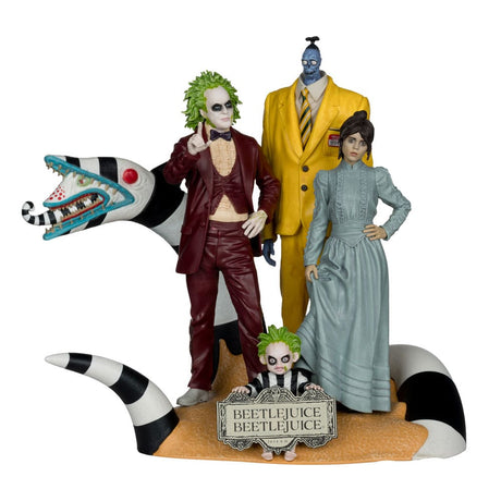 Beetlejuice Movie Maniacs 4-Pack PVC Statue - 15cm