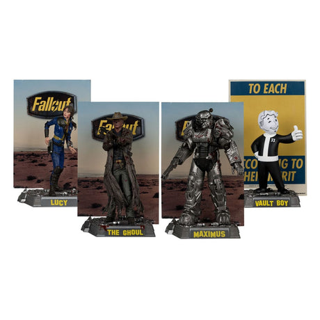 Fallout Action Figures 4-Pack: Lucy, Maximus, Ghoul & Vault Boy