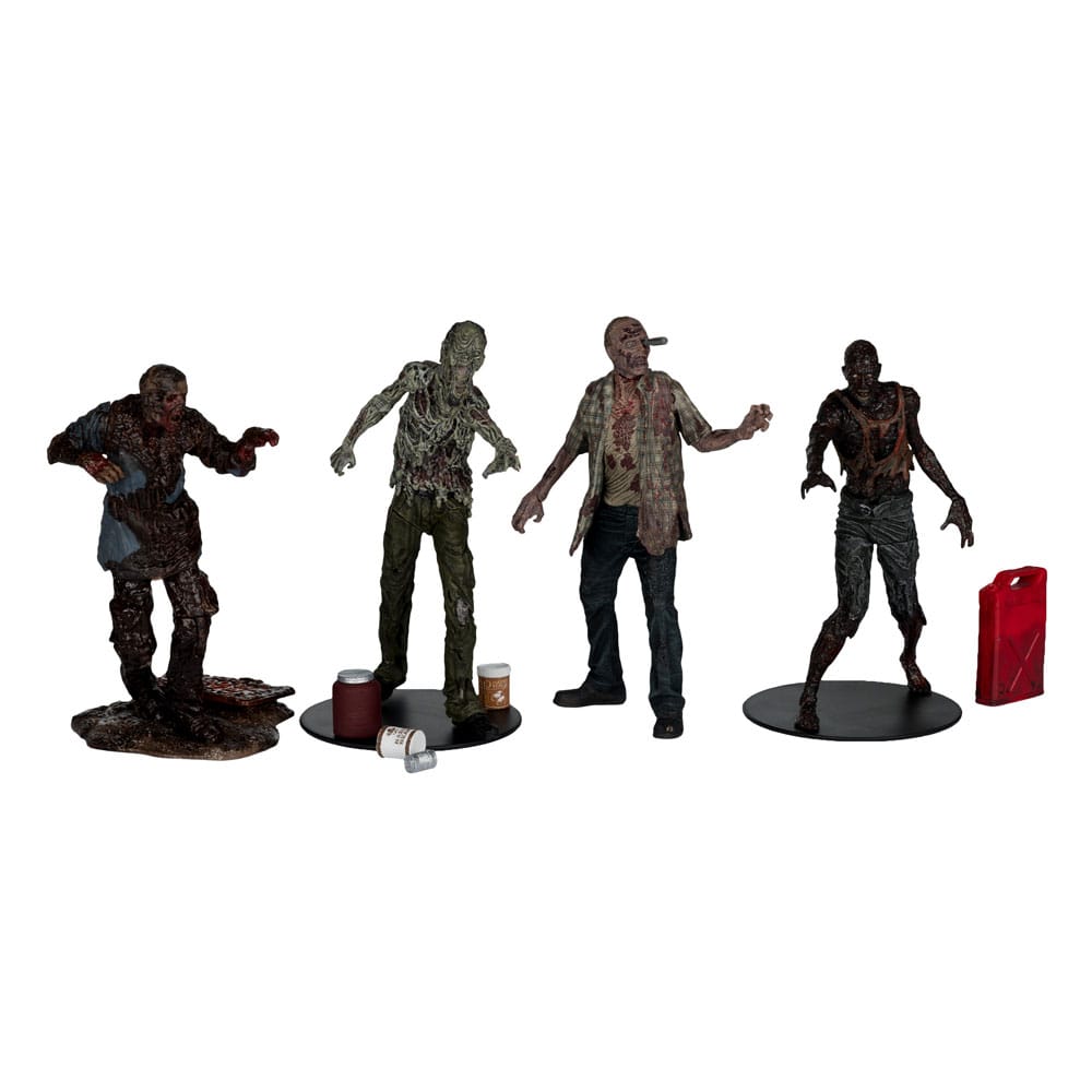 Walking Dead 4-Pack Walker Action Figures Set by McFarlane Toys