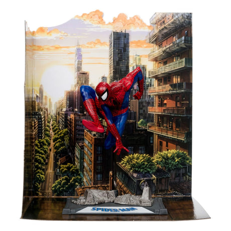 McFarlane Toys 1:10 Spider-Man PVC Statue with Collectible Art Card