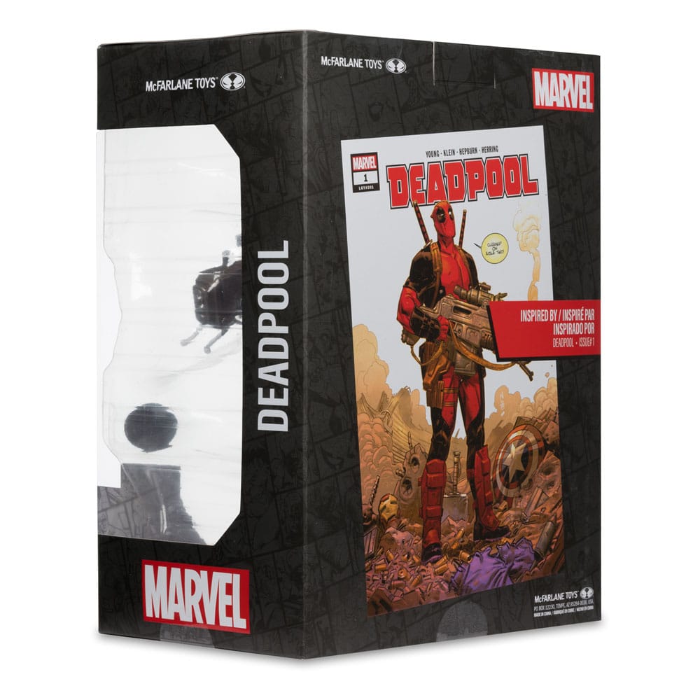 Marvel Deadpool 1/6 PVC Statue (Grey Suit Chase) - McFarlane Toys