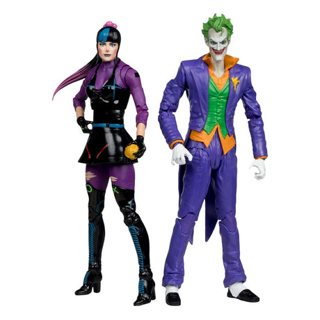 DC Multiverse Joker & Punchline Action Figures Duo, McFarlane Toys, 18 cm