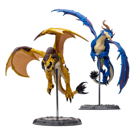 World of Warcraft Dragons Multipack #2: Bronze Proto-Drake & Blue Highland Drake | McFarlane Toys Action Figures