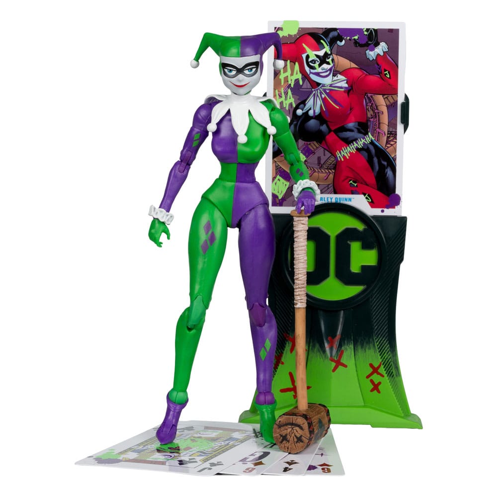 DC Multiverse Harley Quinn Jokerized Action Figure (Gold Label) 18cm