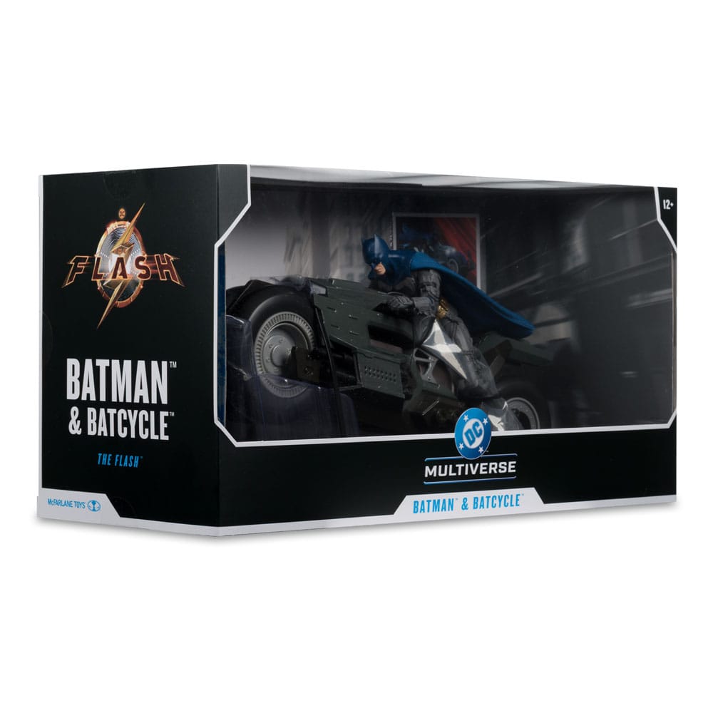 DC Multiverse Batman & Batcycle (The Flash) McFarlane Toys Action Figure