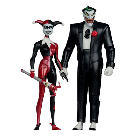 Batman: Animated Series Harley & Joker Action Figures (Gold Label,18cm)