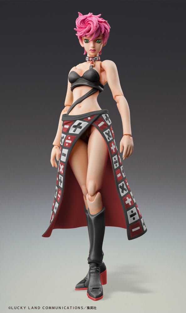 JoJo's Bizarre Adventure Trish Una Black Edition Action Figure - 15 cm
