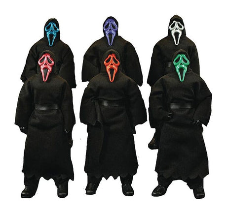 Scream Ghostface Color Face Action Figure - Mego Corporation