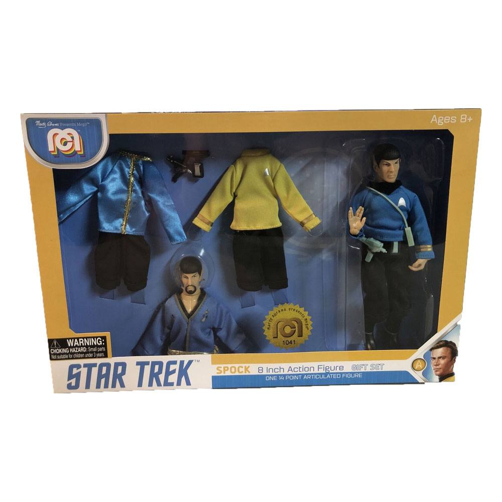Star Trek TOS Spock Action Figure Gift Set by MEGO (20 cm)