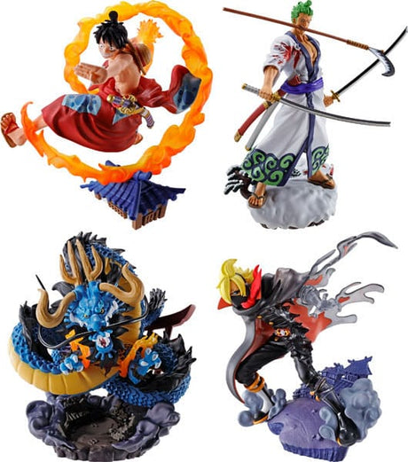 One Piece Petitrama Logbox Re Birth: Wano Kuni Vol.1 PVC Statues Set, 9 cm