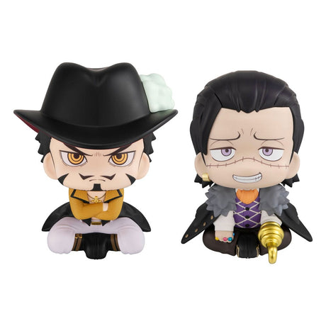 One Piece Look Up PVC Statues - Dracule Mihawk & Crocodile (11 cm)