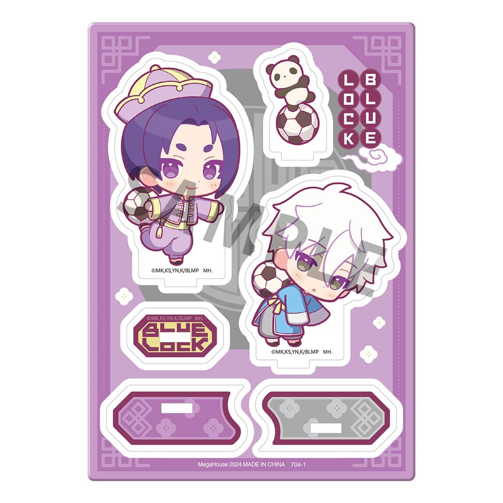 Blue Lock Movie Acrylic Stand - Seishiro Nagi & Reo Mikage Panda Ver. 14cm