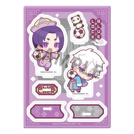 Blue Lock Movie Acrylic Stand - Seishiro Nagi & Reo Mikage Panda Ver. 14cm