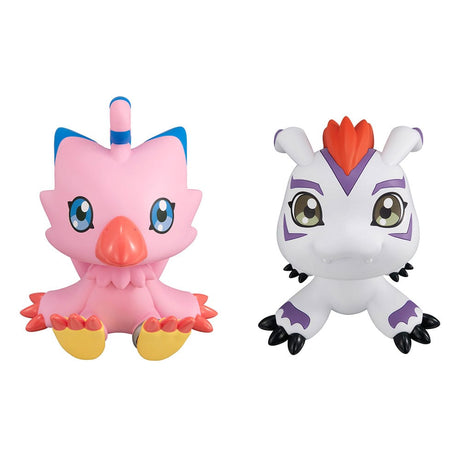 Digimon Adventure Piyomon & Gomamon Look Up PVC Statues 11cm with Gift